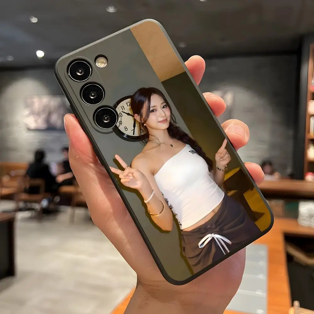 Kpop T-Twice T-Tzuyu Phone Case For Samsung A57 A37 A17 A56 A36 A26 A16 A25 A35 A55 A34 A24 A54 Black Soft Shell