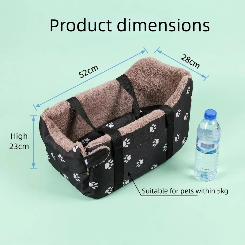 Pet Car Seat and Center Console Carrier description 6