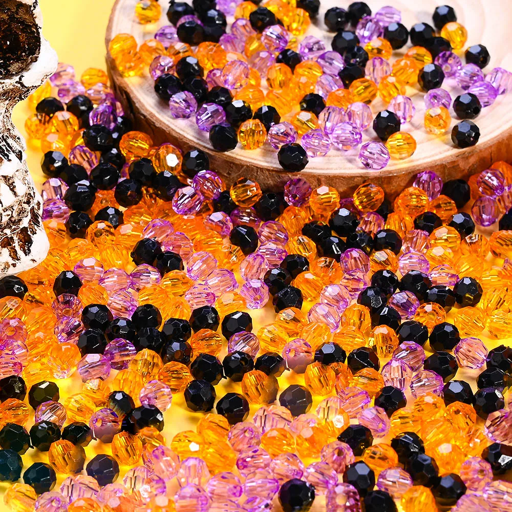 200 Stück handgefertigte Glasperlen in verschiedenen Farben, ideal für die Schmuckherstellung und als Zubehör für DIY-Armbänder und Halsketten. – Detail 1