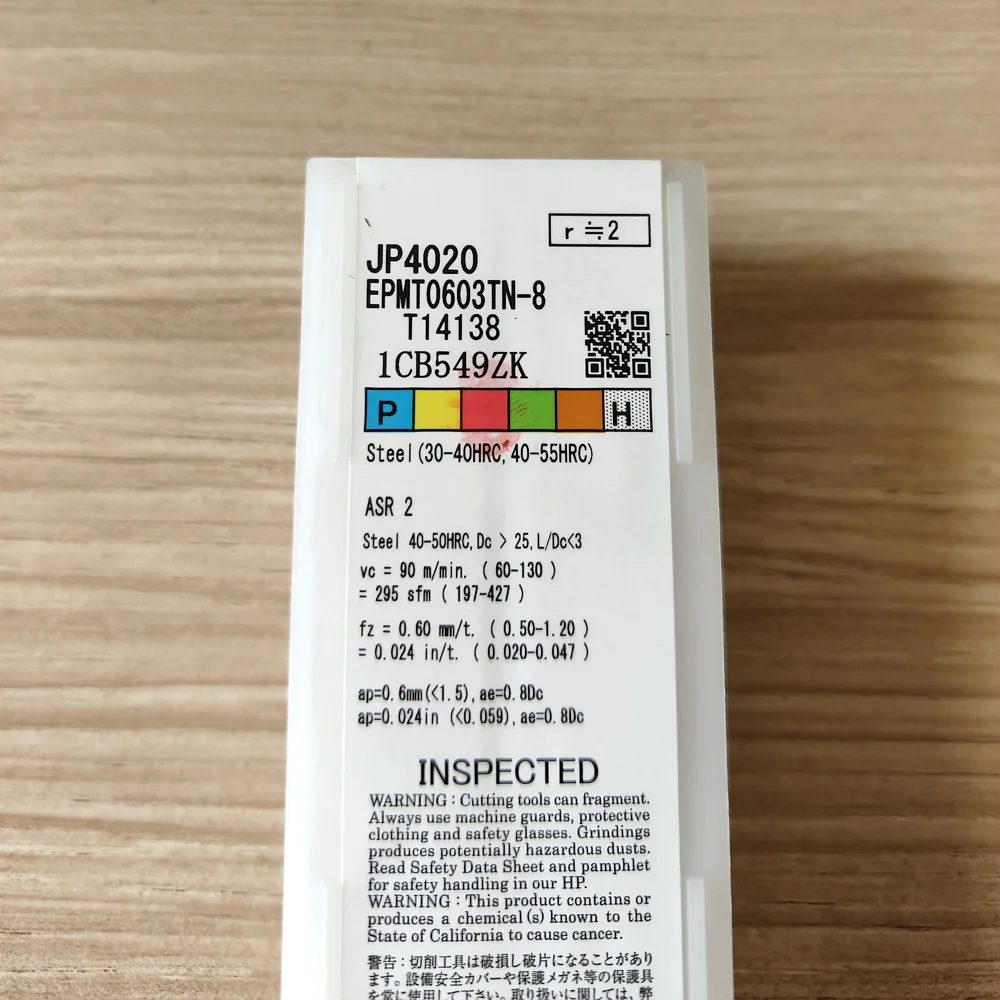 Inserto in metallo duro originale EPNW0803TN-10 EPNW0603TN-8 EPMT0603TN-8 JP4020 JP4005 JS4045 JP4120 Lama da tornio Utensile da taglio per tornio CNC