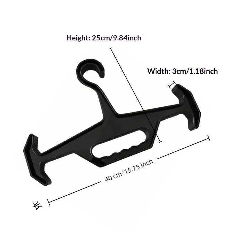 Heavy Duty Hanger Hunting Tactical Vest Hanger Diving Suits Paintball Airsoft Equipment Display Rack view 6