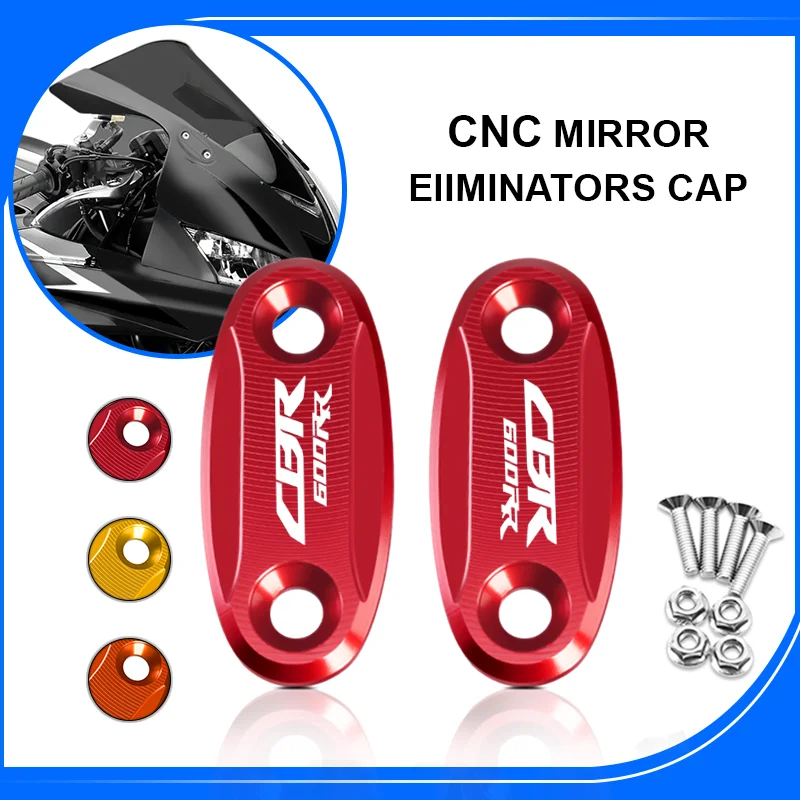 

NEW Windscreen Driven Mirror Hole Cap For HONDA CBR600RR 04-16 CBR1000RR 04-07 Motorcycle Mirror Hole Cover cbr600rr cbr1000rr