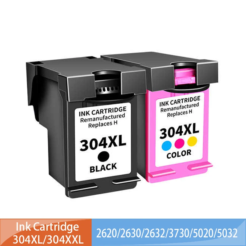 Imagem -02 - Cartucho de Tinta 304xl para hp 304xl hp 304 Deskjet 2620 3700 3720 3730 3750 3752 3762 3760 5000 5010 5020 5030 5032 5034 2620 2630