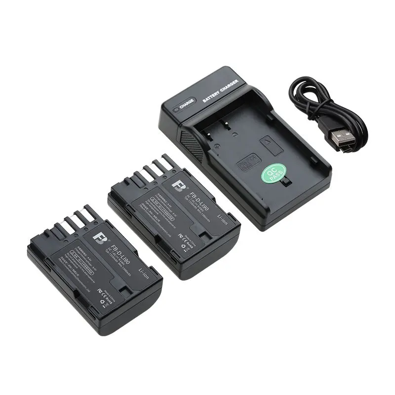 Rechargeable Camera Battery D-LI90| Recharger For Pentax K3 K5 K7D K1 K01 645Z 645D SLR camera k-7 K-5 K-3 Mark III K-1