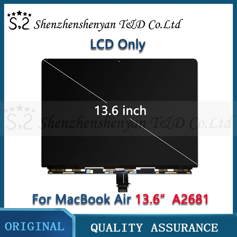 

New 2022 Year A2681 LCD Display Screen Panel For MacBook Air 13.6“ M2 A2681 Air Replacement LCD Only EMC 4074