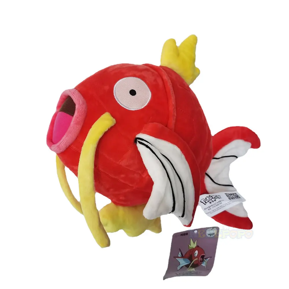 Original Kawaii Magikarp Toy Anime Figure Colorful Soft Plush Stuffed Toys Cute Cartoon Animals Fish Dolls