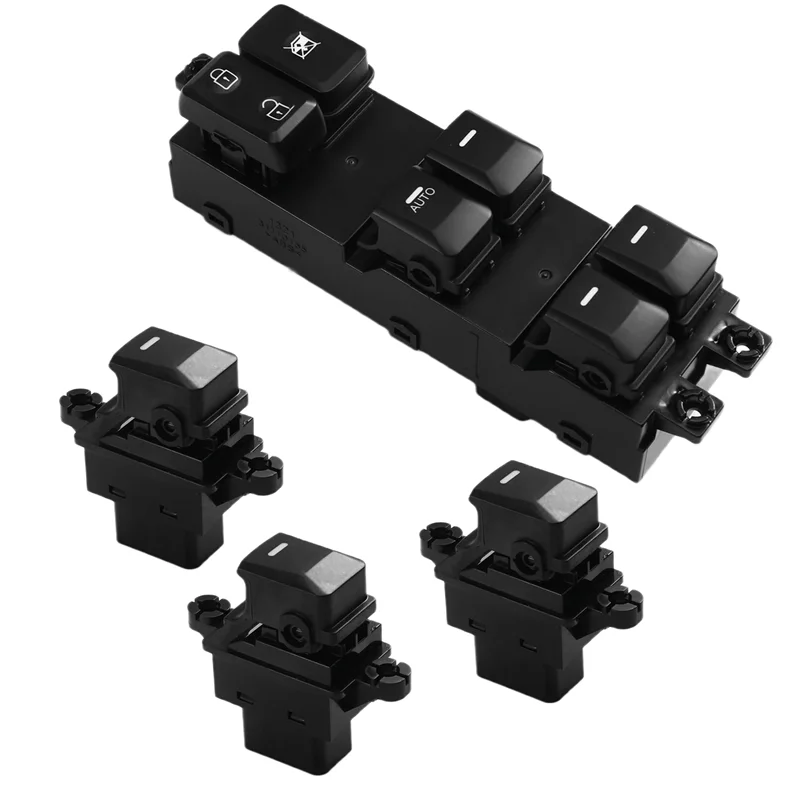 

Power Window Control Switch Lifter Regulator Button Set New For Kia Morning PICANTO Car Parts 93570-1Y200 93575-1Y000