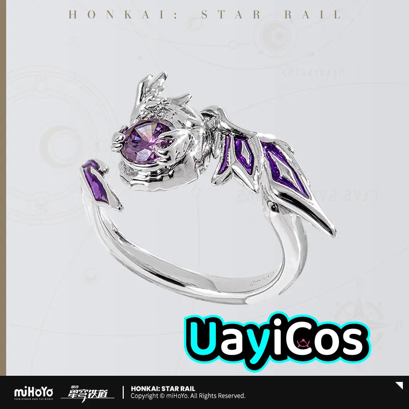

Original Honkai Star Rail Herta Rings For Women Ring Set Jewellery Polux Theme Impression Theme Anime Ring Game Toy Kids Gift