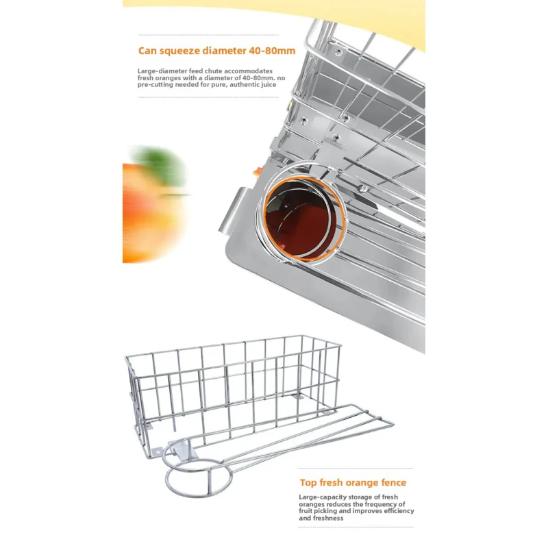 

Портативный промышленный блендер объемом 40 л для фруктов, овощей и воды | Автоматическая коммерческая машина Birui 220В с высокой производительностью