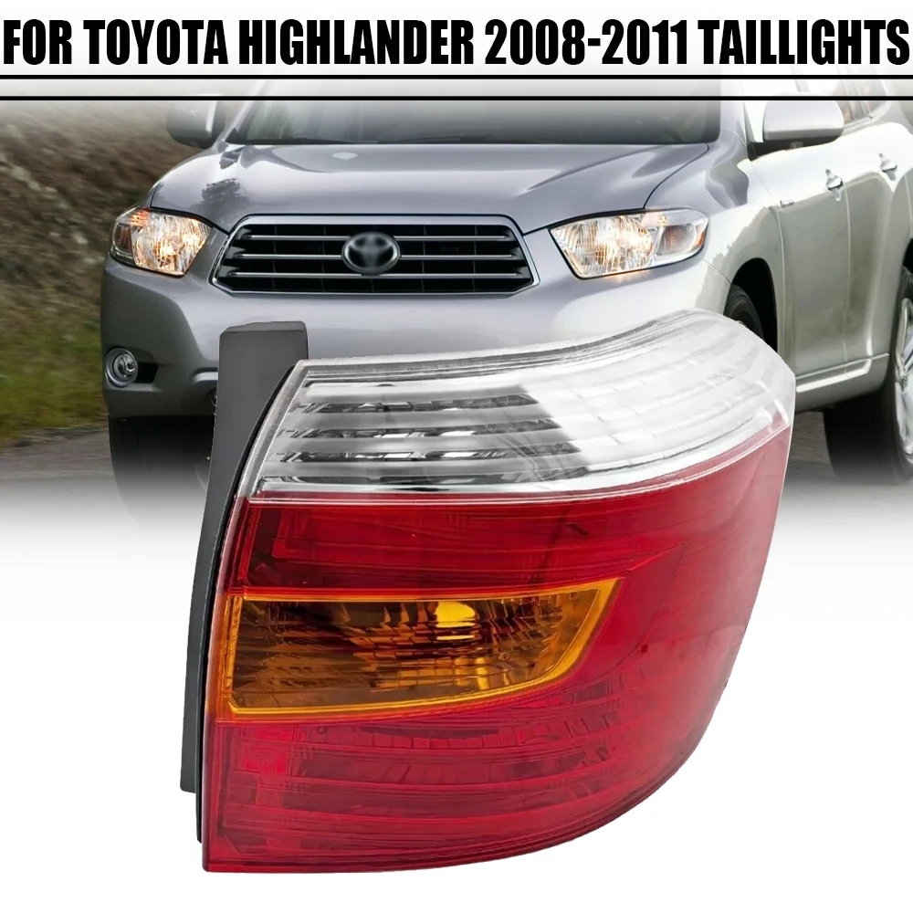 Left/Right Side Tail Lamp FOR Toyota Highlander 2008 2009 2010 2011 Rear Tail Light Brake Lamp with