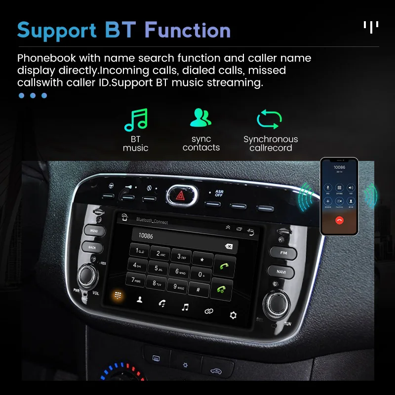 Car Radio For Fiat Grande Punto Abarth Punto EVO Linea 2012-2015 car intelligent system Multimedia Player carplay android auto