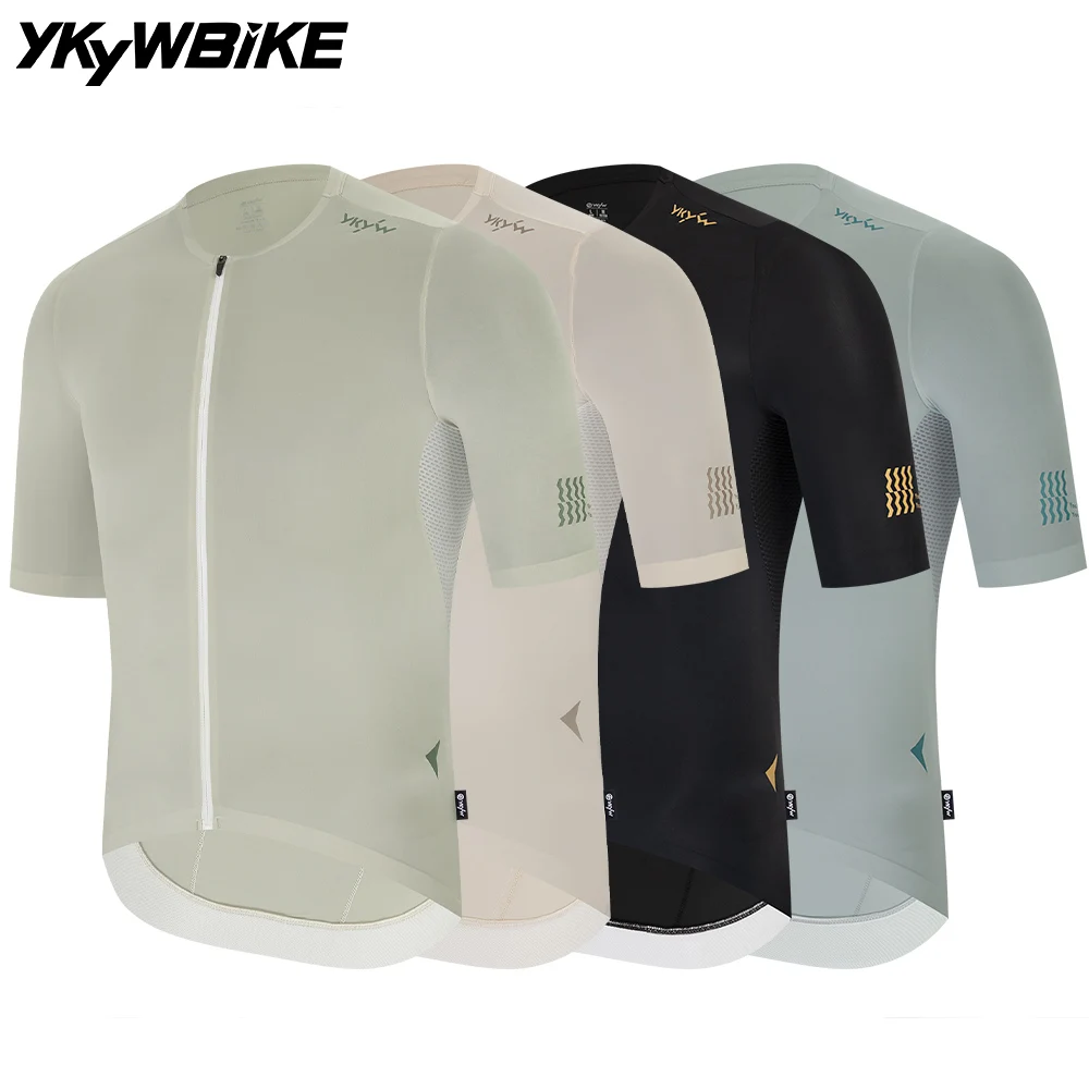 AliExpress YKYWBIKE Cycling Jersey Men 2026 Summer Collarless Road Bike Jersey Short Sleeve Bicycle Shirt Breathable MTB Racing Tops