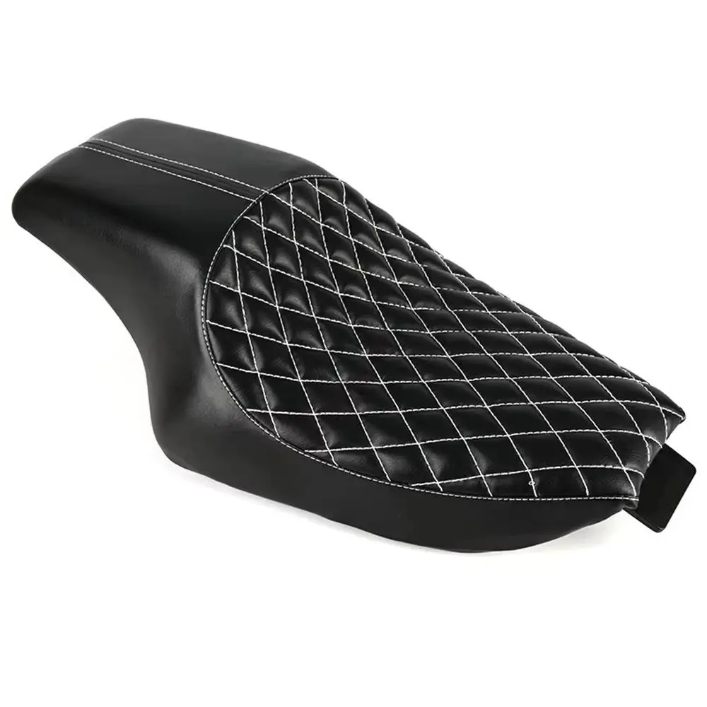 

For Harley Sportster XL iron 883 1200 48 Forty-eight 2004-2016 Motorcycle Black Leather Two Up Driver Front Rear Passenger Seat