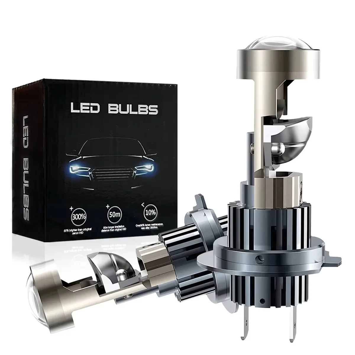 H7 LED H11 H8 9005 HB3 HB4 Projector Lens Car Headlight 50000LM 120W Car LED Lights Bulbs Turbo Lights Car Motorcycle Lights