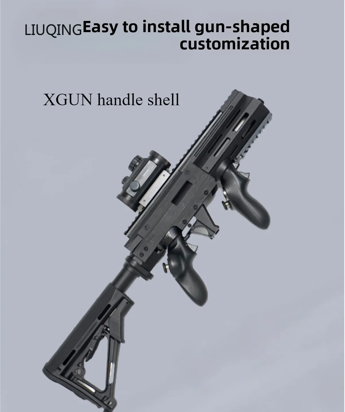 

XGUN Gaming Controller Shell Precise Aim Gaming Controller External Gun Skin Controller Shell For Switch/pc/ps4 Bluetooth