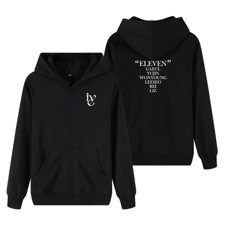 IVE ELEVEN hoodie Kpop men's and women's sportswear jacket jacket IVE member Yujin Gaeul Wonyoung LIZ Rei Leeseo hoodie