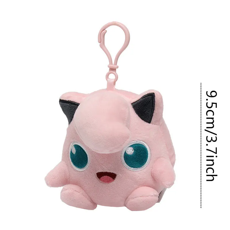 Anime Pokemon Kawaii Pikachu Sleutelhanger Eevee Mew Bulbasaur Charmander Snorlax Psyduck Knuffel Schattige Pluche Sleutelhanger Pop Hanger