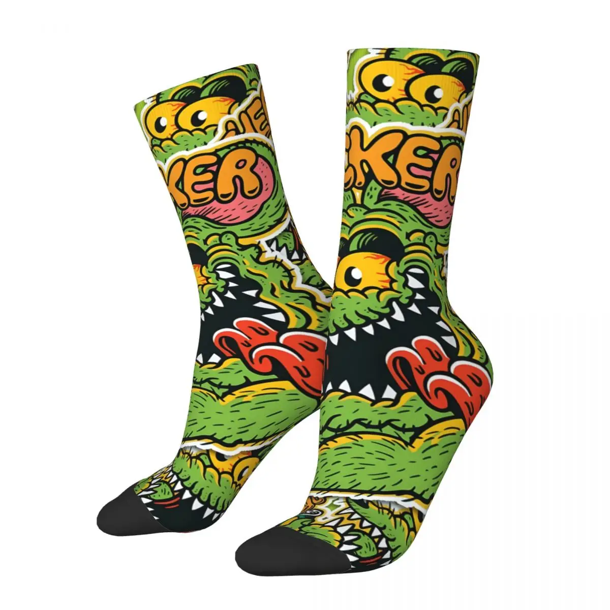 

Green Mouse Sock Printed Man Polyester