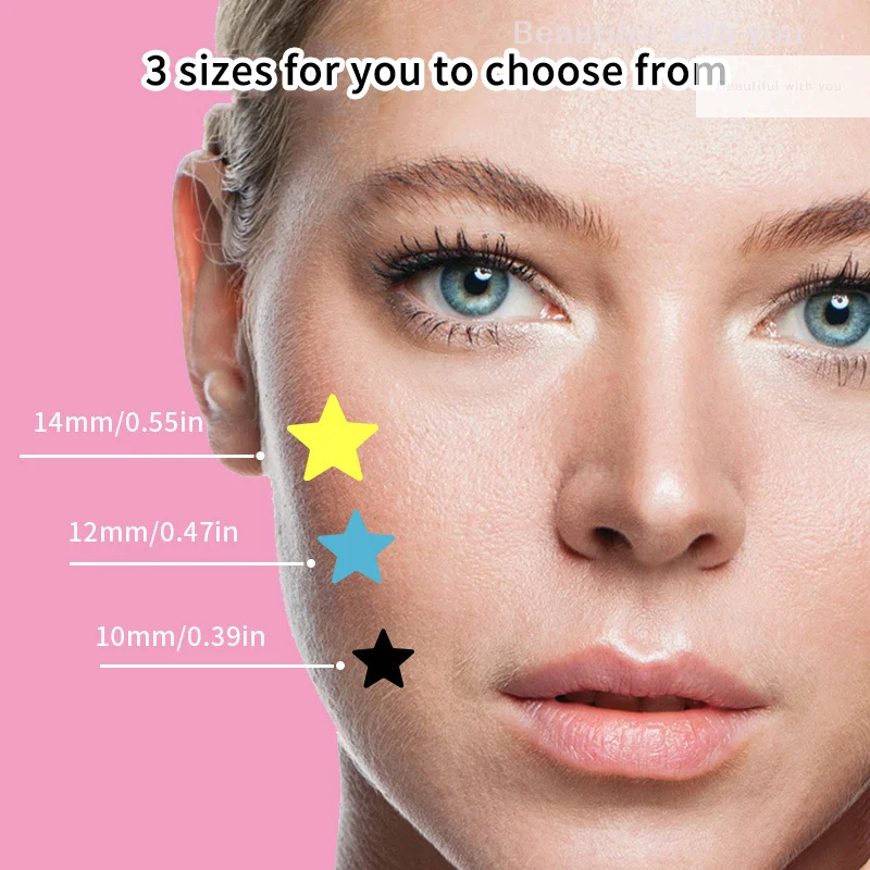 

Cover Removal Pimple Patch Skin Care 40pcs Cute Star Shaped Acne Treatment Sticker Invisible Acne