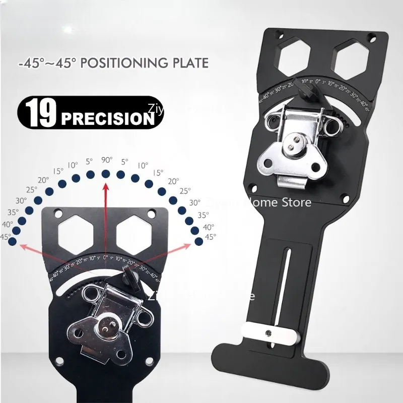 Suitable for Woodworking Adjustable Angle Track Saw, Right Angle Positioning Board Guide Rail Saw