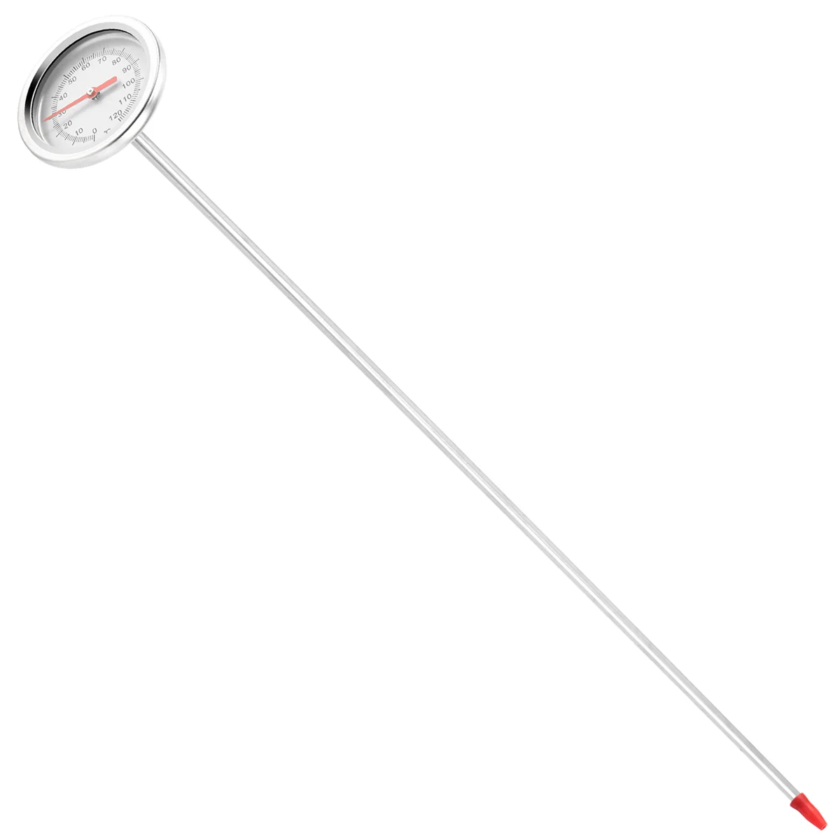 Termómetro de suelo de Compost, Detector de sonda de medición de acero inoxidable de grado alimenticio Premium, 20 pulgadas, 50 Cm de longitud