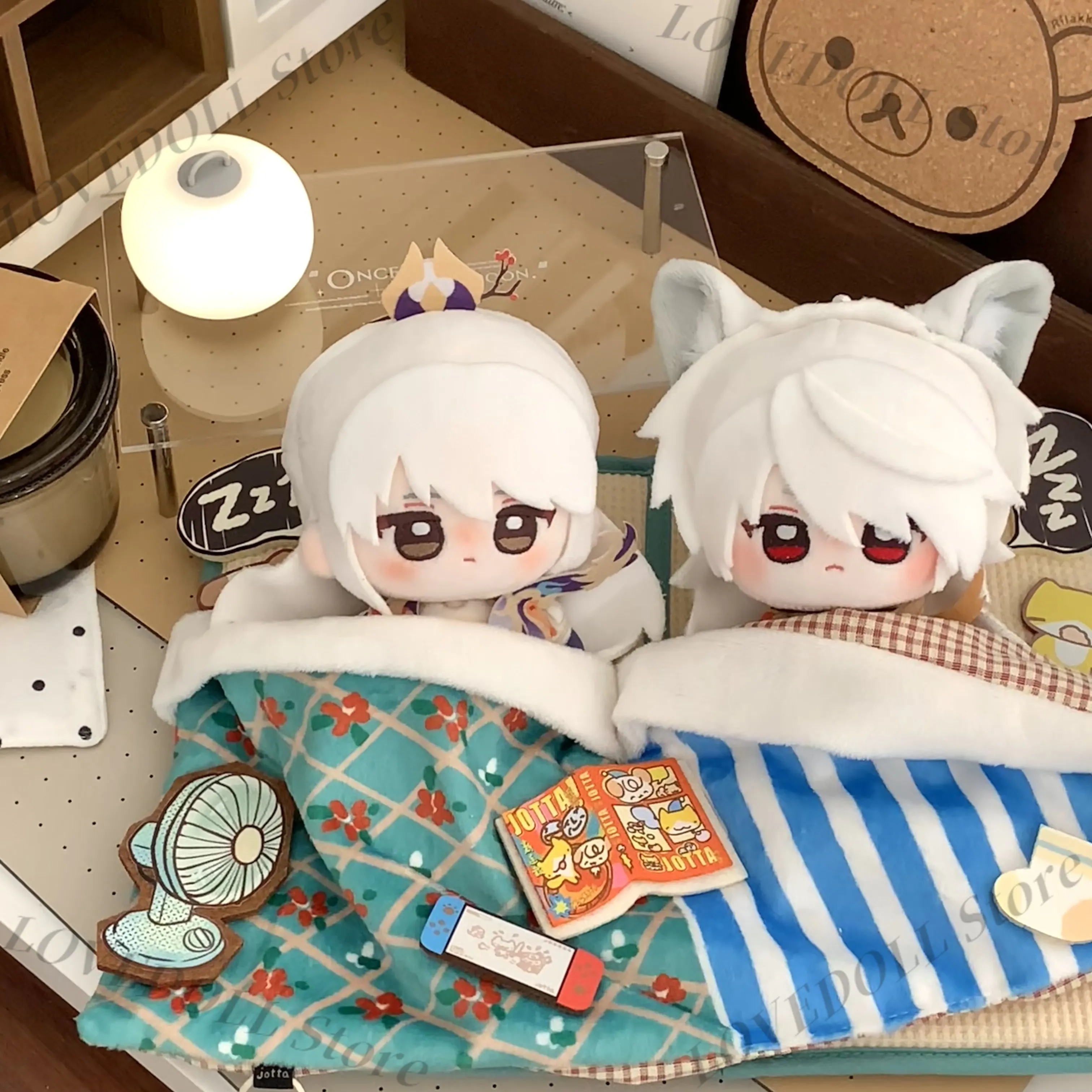 

Плюшевая игрушка-подвеска 10 см: милый и красивый персонаж аниме/игры, мультяшная фигурка для переодевания, подарок для косплея