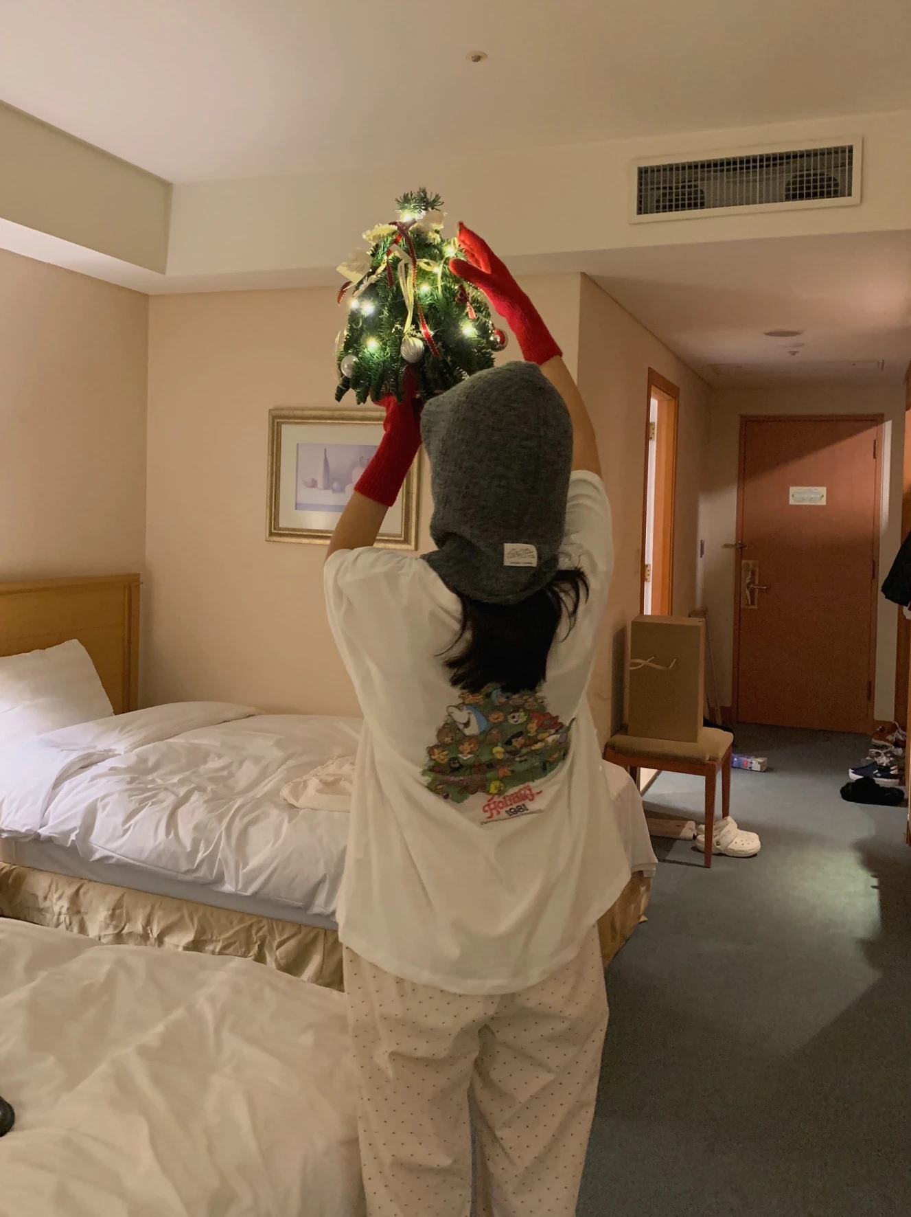 

Cute Cartoon Digital Print T-irt Pure Cotton round Ne ort Sve Women's Top Comfortable Breathable Casual Summer irt