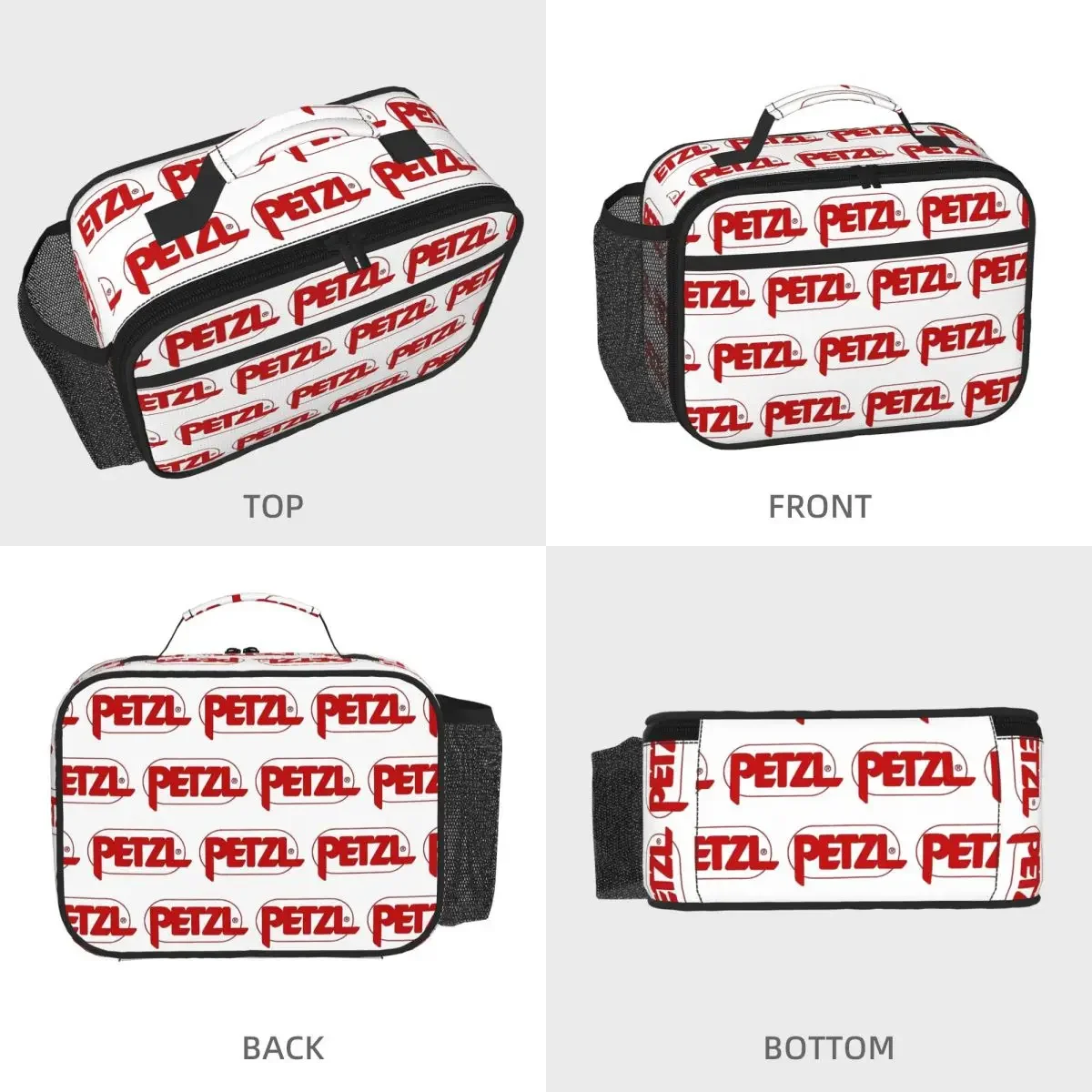 Sport Climbing Petzl Insulated Lunch Bag for Women Office Cooler Thermal Food Box Tote Portable Lunch Boxes Container