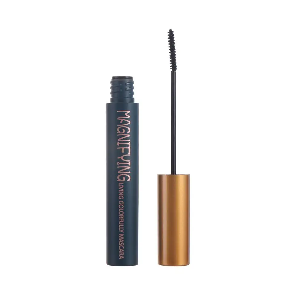 2 stücke 3d Seiden faser ultra feine Mascara dauerhafte Verlängerung Wimpern wasserdichte Mascara schwarze Wimpern Pinsel Auge schwarz Make-up