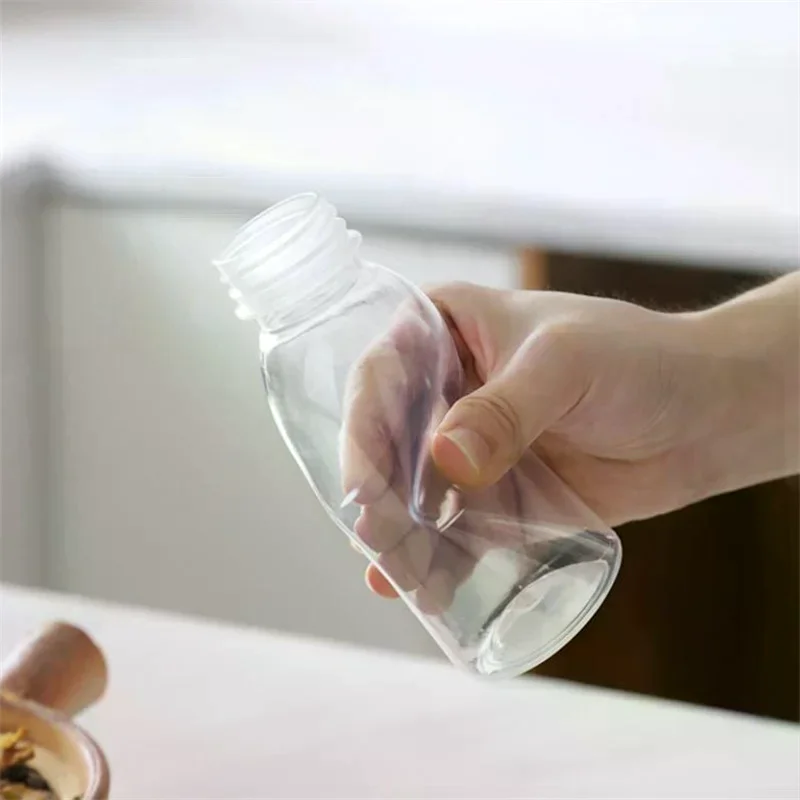 Portable 100ml Drink Bottles Set Refillable Empty Juice Water Containers 10/20Pcs For Outdoor Sports Picnics School Use