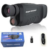 Digital Night-Vision Monocular 40MP 2.5K Infrared Telescope 984ft Night-Vision Distance 6X Optical Magnification 8X Digital Zoom