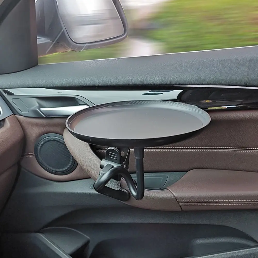 

with Clamp Car Cup Holder Tray 360° Swivel Arm Adjustable Car Tray Table Space-Saving Rotatable Drink Stand Auto Interior Parts