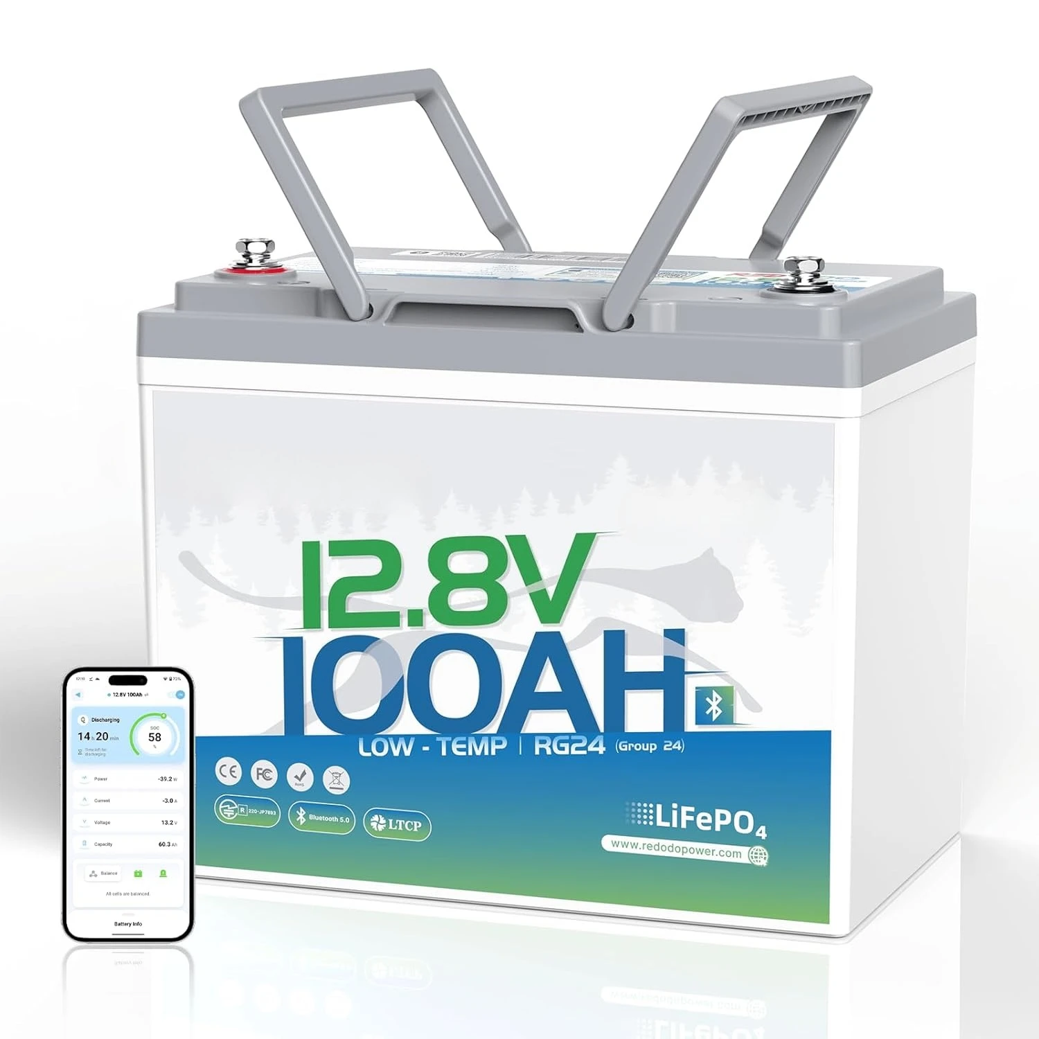 12V 100Ah Lifepo4 B…