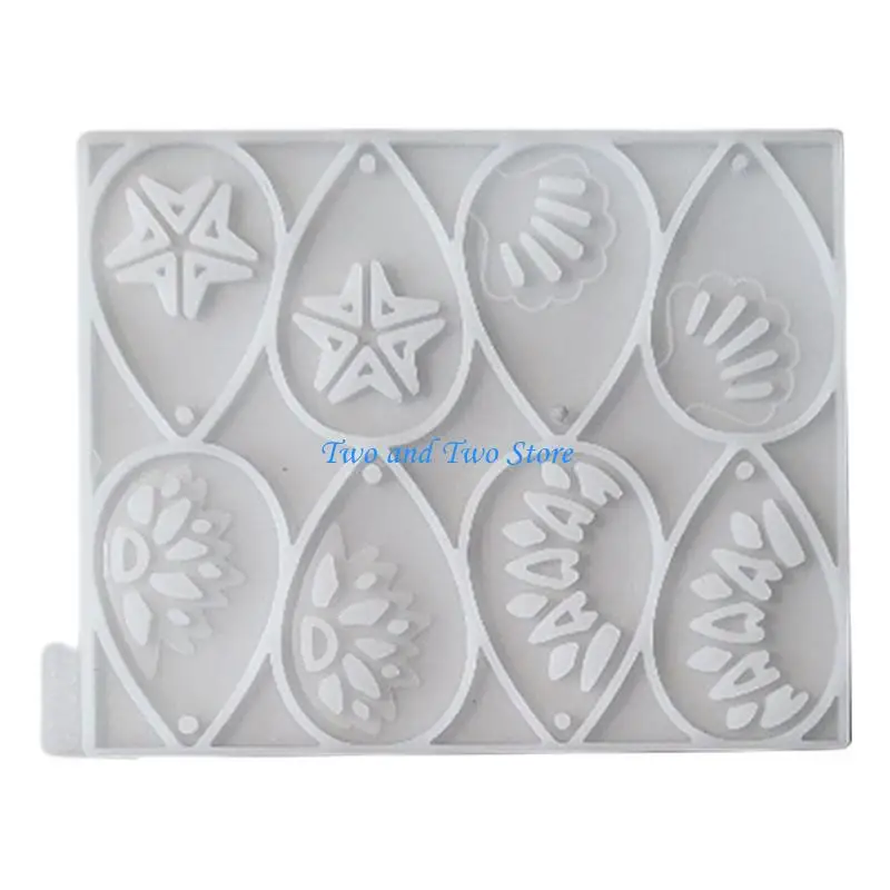 

HX6F силиконовая форма для подвески, выдолбленные формы для сережек, формы для изготовления ювелирных изделий, силиконовые формы