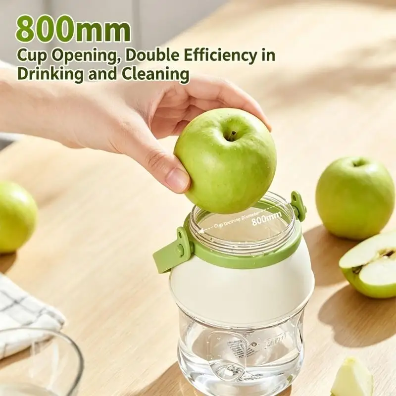 High Speed Juicer Light Weight 800ml Cordless Rechargeable Auto Juicing Cup Enduring