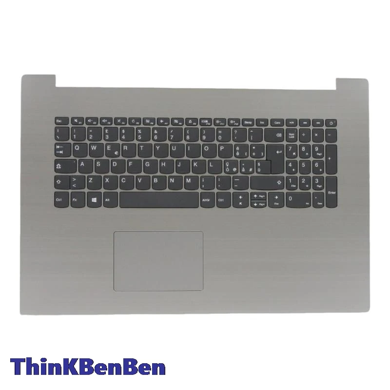 IT Italian Keyboard Platinum Grey Upper Case Palmrest Shell Cover For Lenovo Ideapad 330 17 17IKB 17AST Laptop 5CB0R20169