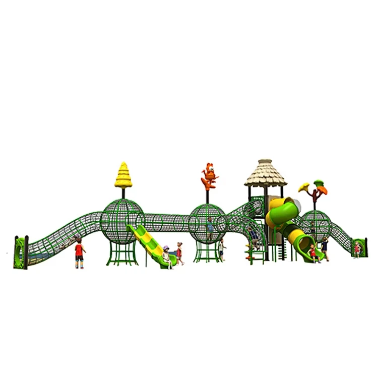 High-Quality Rope Adventure Professional Kids Play Area Equipment Other Amusement Park Facilities Set Playground Outdoor