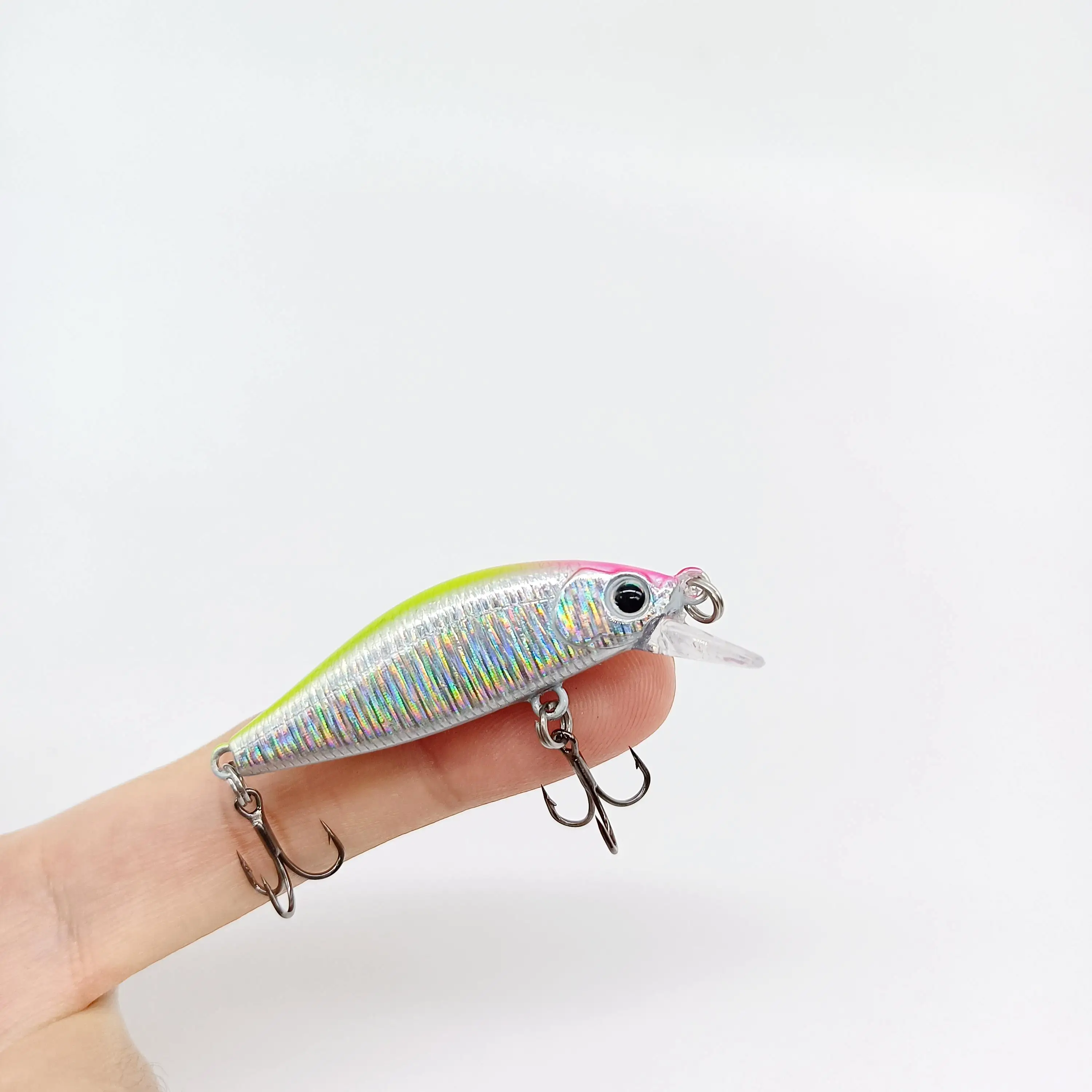 DUODUOYU 1PCS Mini Sinking Minnow Fishing Lures 3g/45mm Jerkbaits Peche Artificial Bait Wobbler Lure for Trout Bass Carp Tackle