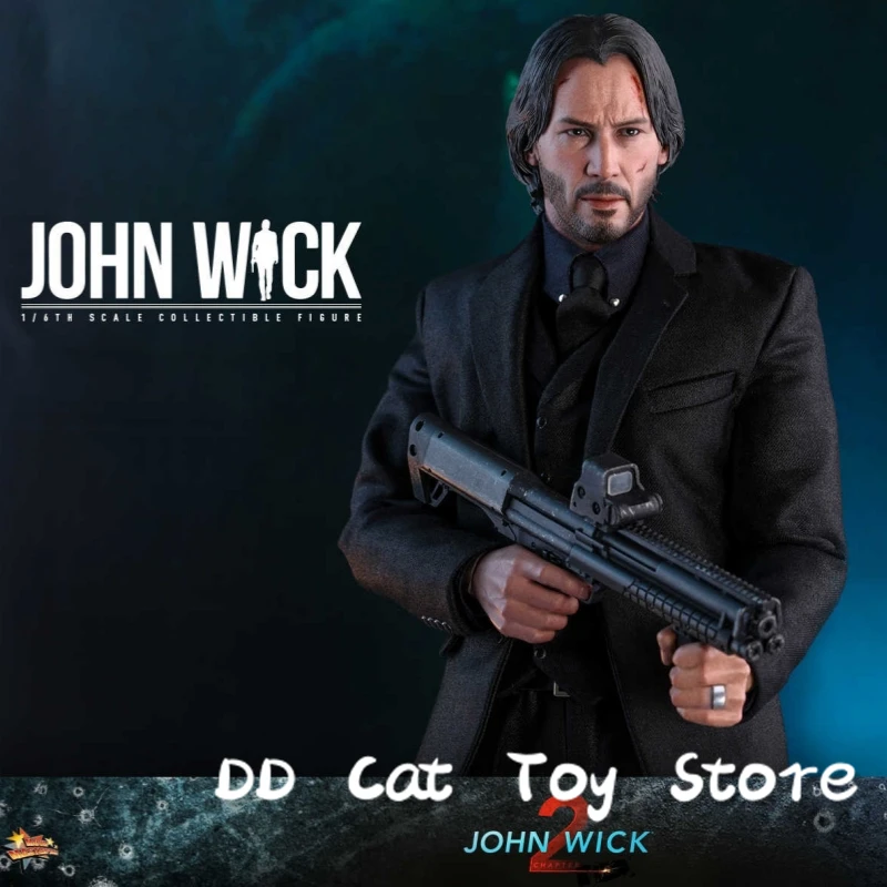 

In Stock Original Hot Toys HT MMS504 1/6 John Wick 2 Keanu Reeves 12'' Men Soldier Full Set Scale Collectible Action Figure Toy