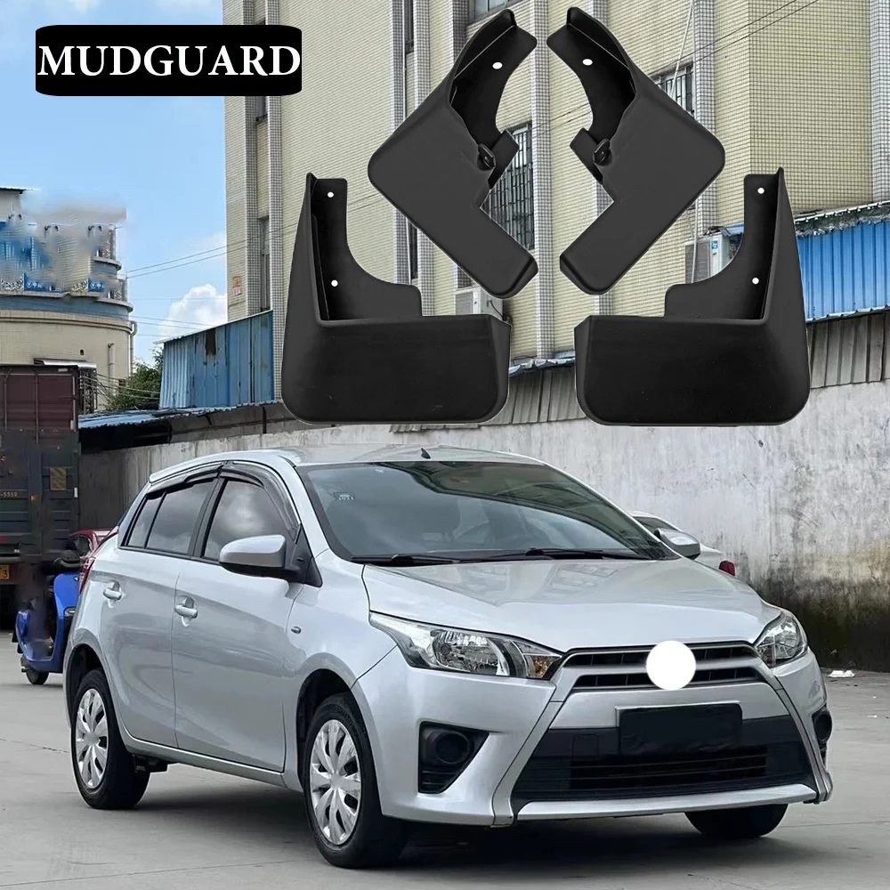 4PCS Mud Flaps for Toyota Yaris Vios Hatchback XP150 2014 2015 2016 2017 2018 2019 2020 Mudguards Fender Splash Guards Flap