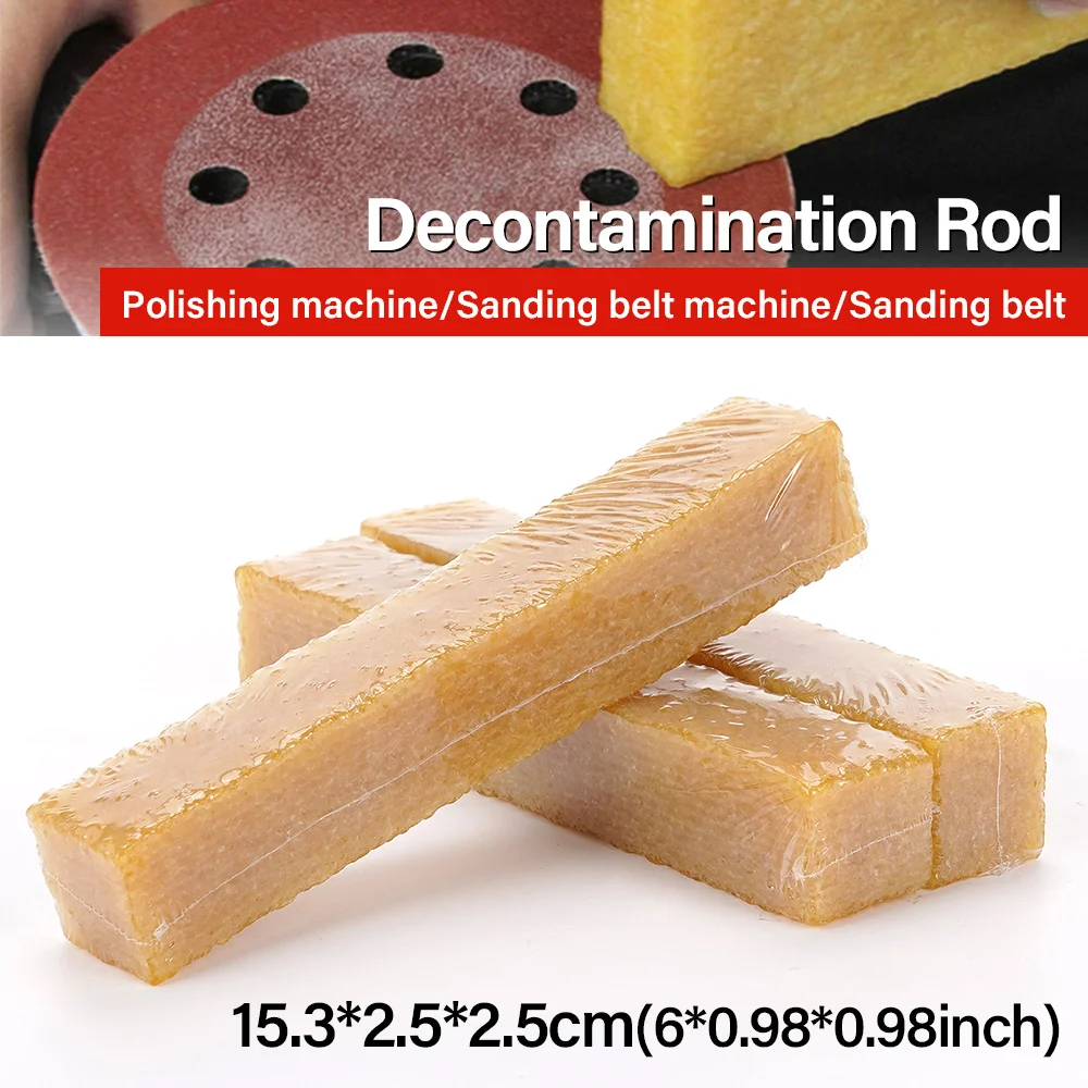 

Natural Rubber Sandpaper Cleaning Eraser Cleaner Glue Stick DIY Handmade Grinding Block Glue Removal Abrasive Sanding Tool