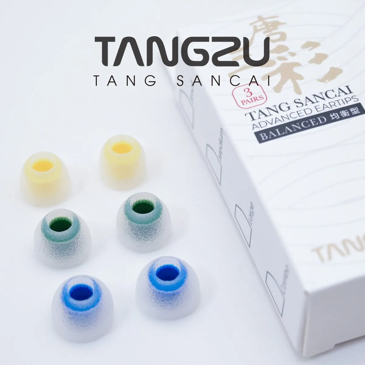 Tangzu Tang Sancai Balanced Eartips In-Ear Silicone Earphone