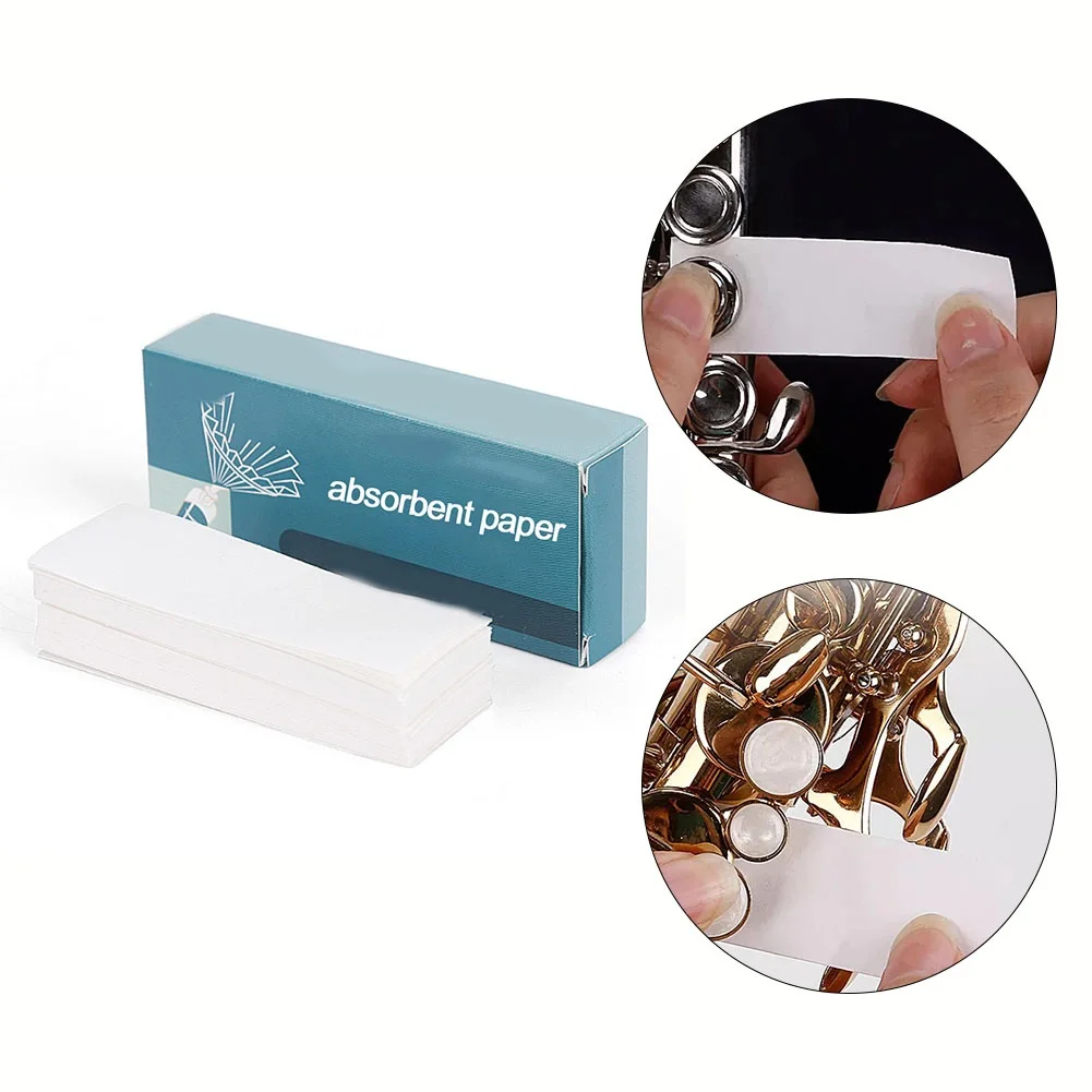 Almohadilla de saxofón, papel absorbente, instrumento Musical, cuidado de limpieza, papel, flauta, clarinete, Oboe, fagot, almohadilla adhesiva, accesorios de gran oferta