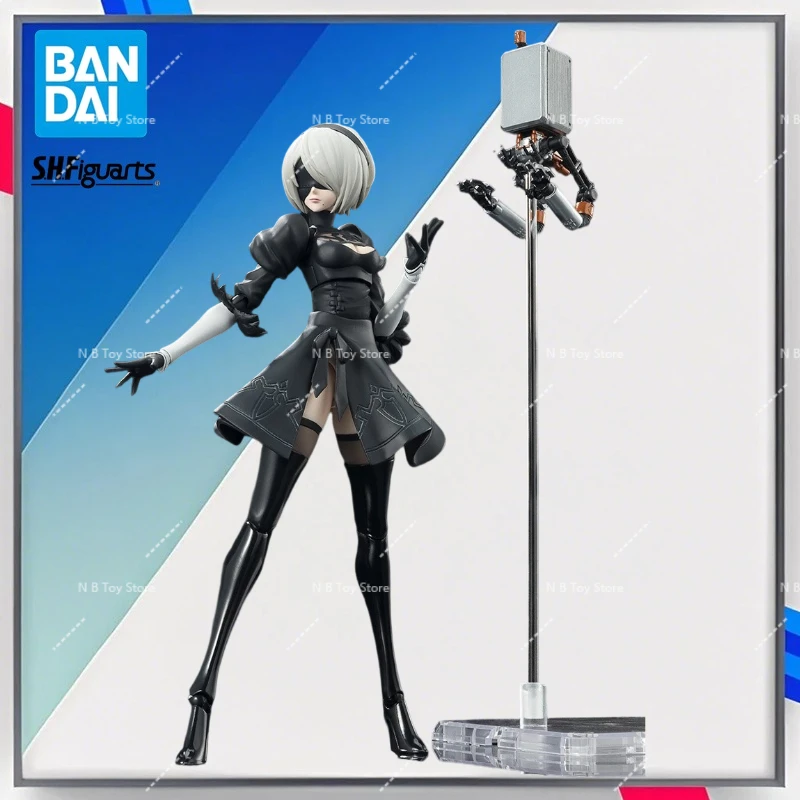 

В наличии,S.H. Figuarts, SHF NIER: Autommi 2B, готовая модель, детский подарок, оригинал, коллекционные подарки