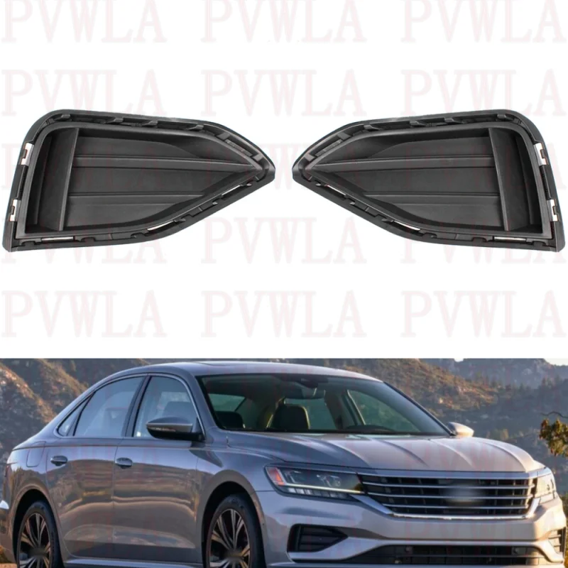 Pair Left And Right Front Fog Lamp Light Grille Cover 561853211A 561853212A For VW Passat US Version 2020 2021 2022