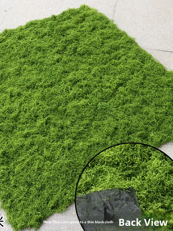 人工フェイクモス芝生ソフトデコレーションウィンドウディスプレイ盆栽グラウンドカバースケーナリーグリーン植物壁飾りシミュレーションモスグラス