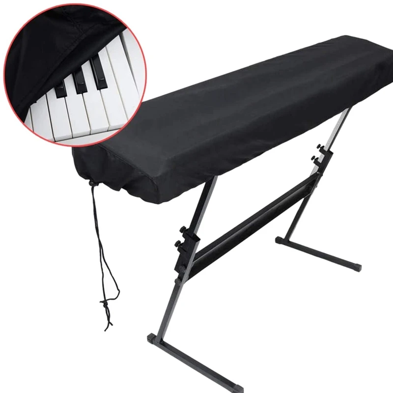 88 Key Piano Keyboard Cover, Piano Dust Cover With Drawstring Locking Clasp, Protective Cover For Electronic Keyboard