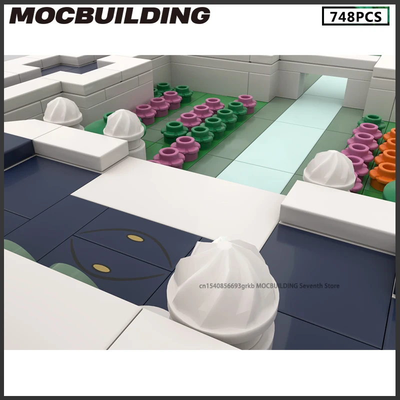 Blocs de construction MOC, série de jeux classiques, scène de carte de château, ensembles d'exposition de Collection, jouets, briques d'assemblage à monter soi-même, cadeaux créatifs