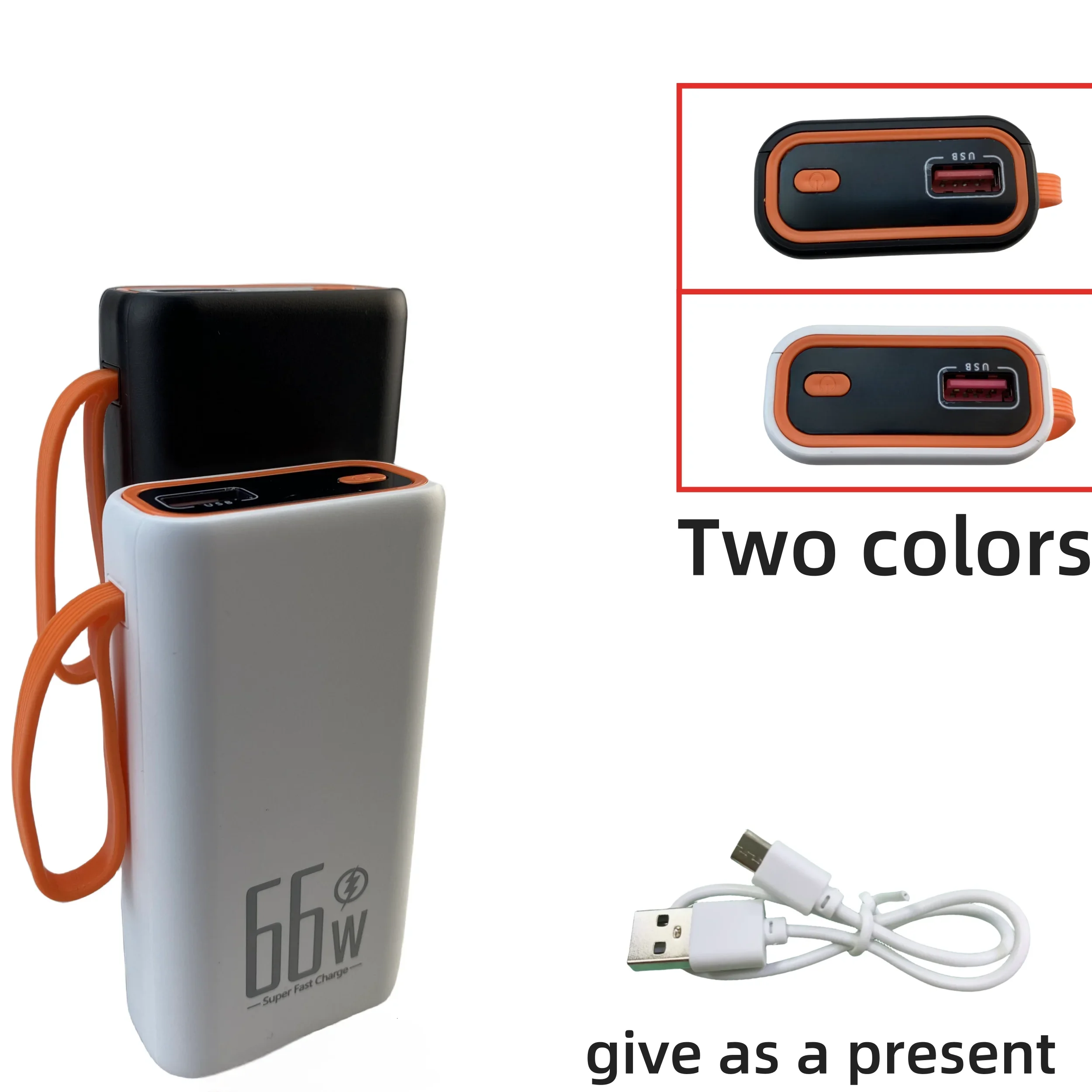 2024 New Super Fast Charging 66W Mini Power Bank 20000mA Compact Mobile power bank