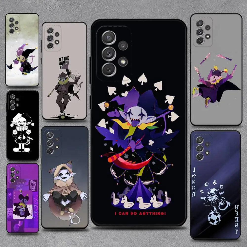 

Jevil Deltarune Game Phone Case For Samsung S25,S24,S21,S22,S23,S30,Ultra,S20,Plus,Fe,Lite,Note,10,9,5G Black Cover